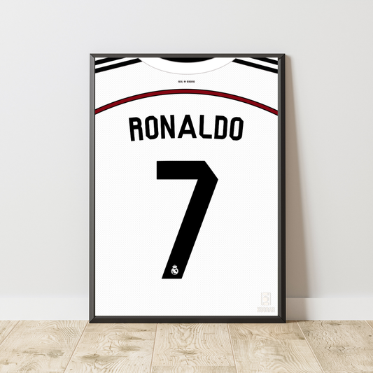 Cristiano Ronaldo Real Madrid 2014-2015 Home Kit