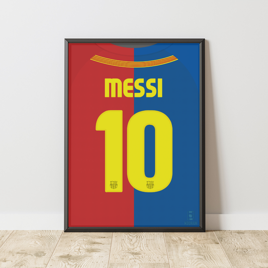 Messi FC Barcelona 2008-2009 Home Kit