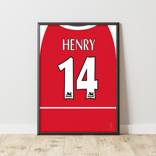 Thierry Henry Arsenal 2003-2004 Home Kit