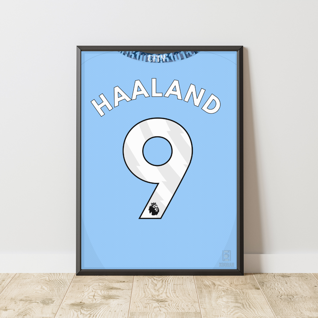 Erling Haaland Man City 2024-2025 Home Kit