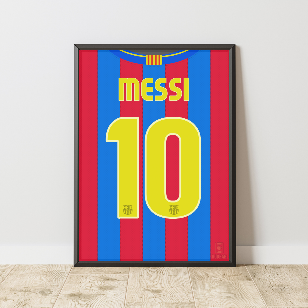 Messi FC Barcelona 2009-2010 Home Kit